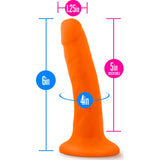 Neo Dual Density Cock Neon 6 Inch Orange