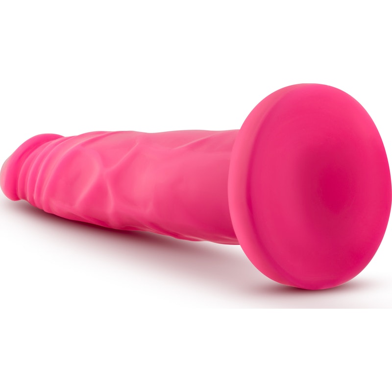 Neo Dual Density Cock Neon 7.5in Pink