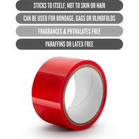 Temptasia Bondage Tape 18m Red