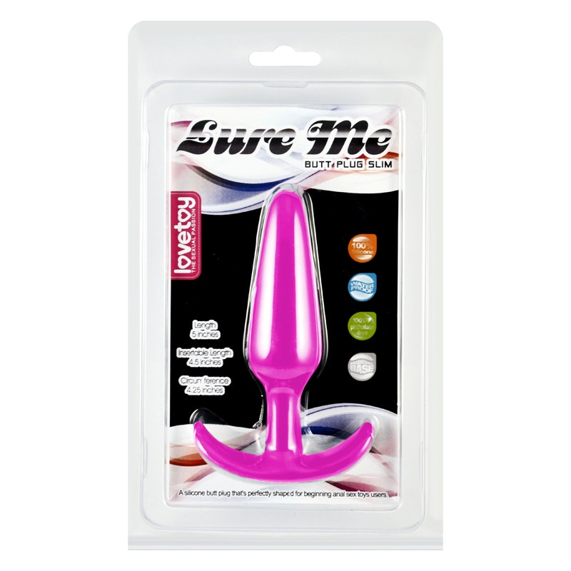 Lure Me Classic Anal Plug L Pink