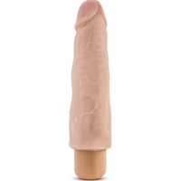 Dr Skin Cock Vibe 14 8in Vibrating Cock Beige