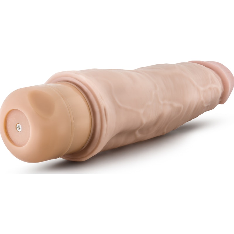 Dr Skin Cock Vibe 14 8in Vibrating Cock Beige