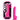 Neo Elite 7.5in Silicone Dual Density Cock with Balls Neon Pink