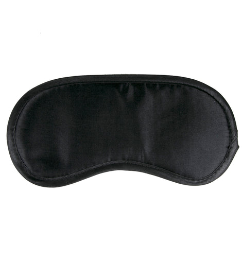 Black Satin Eye Mask