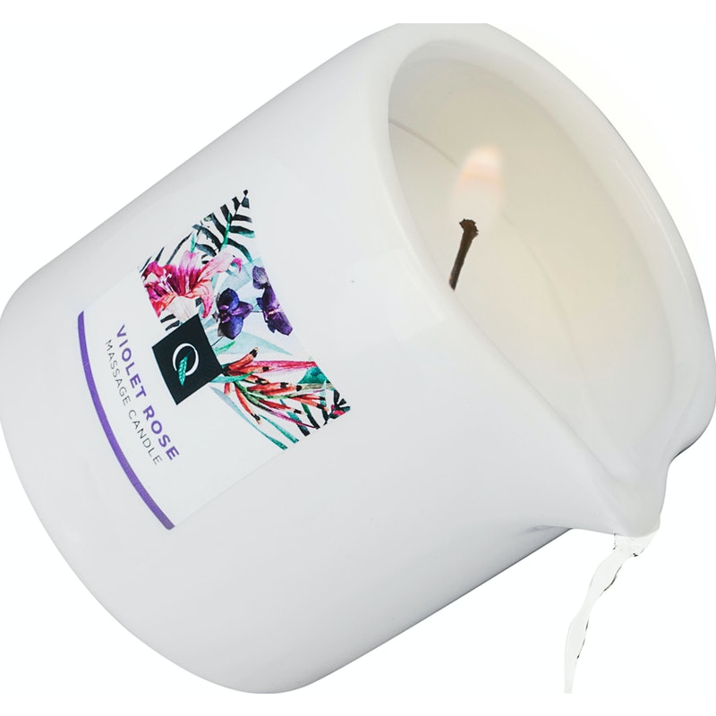 Exotiq Massage Candle Violet Rose 200g