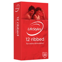 LifeStyles Ribbed Condoms 12