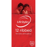 LifeStyles Ribbed Condoms 12