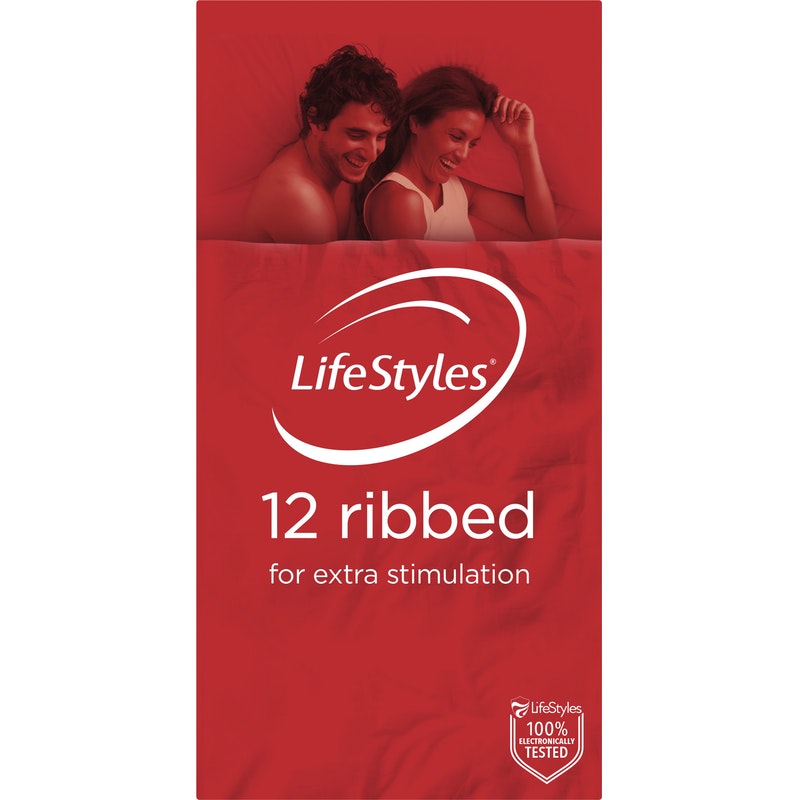 LifeStyles Ribbed Condoms 12