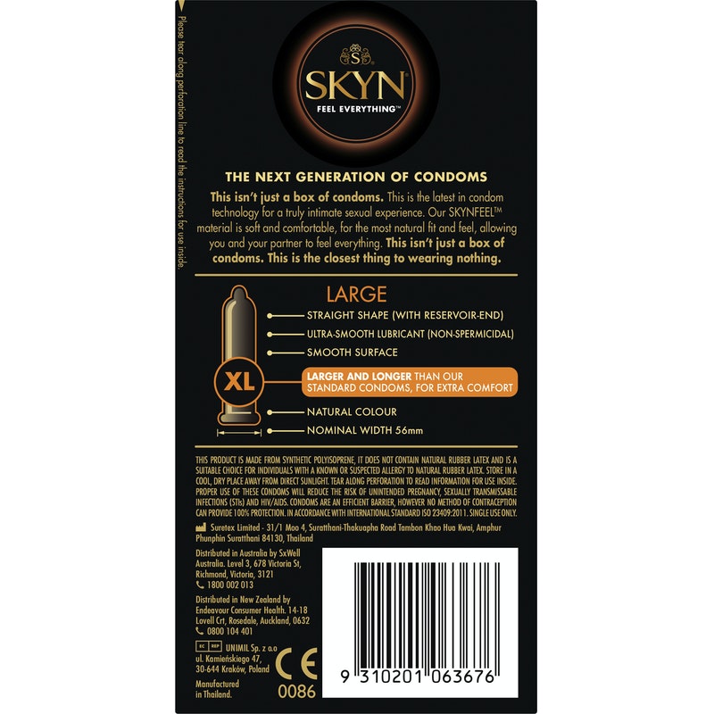 SKYN Large Condoms 10