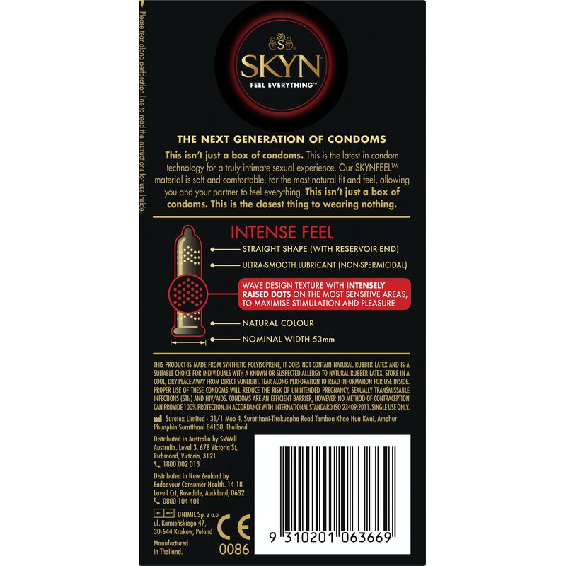 SKYN Intense Feel Condoms 10