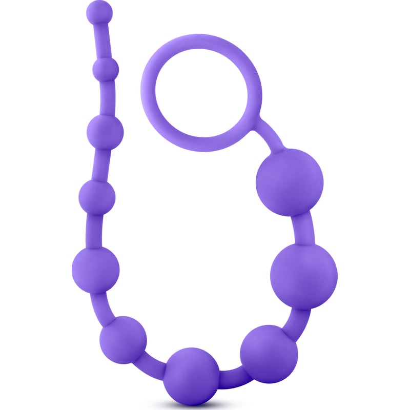 Luxe Silicone 10 Beads Purple