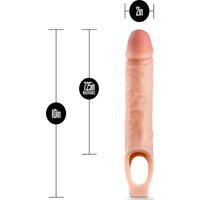 Performance 10in Cock Sheath Penis Extender Vanilla