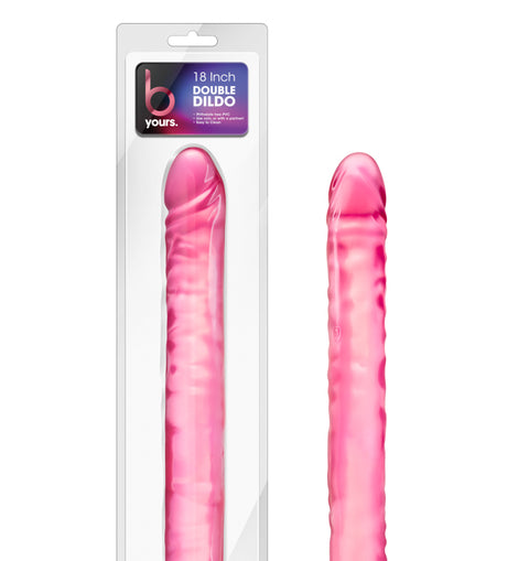 B Yours Double Dildo Pink 18in