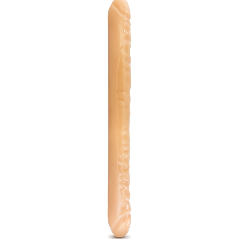 B Yours Double Dildo Beige 18in