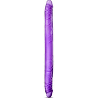 B Yours Double Dildo Purple 16in