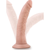 Dr Skin 7in Cock With Suction Cup Vanilla