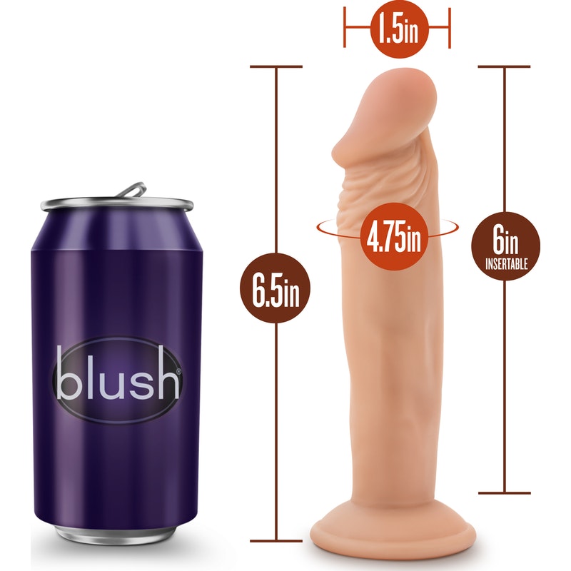 Dr Skin Dr Small 6in Dildo Vanilla