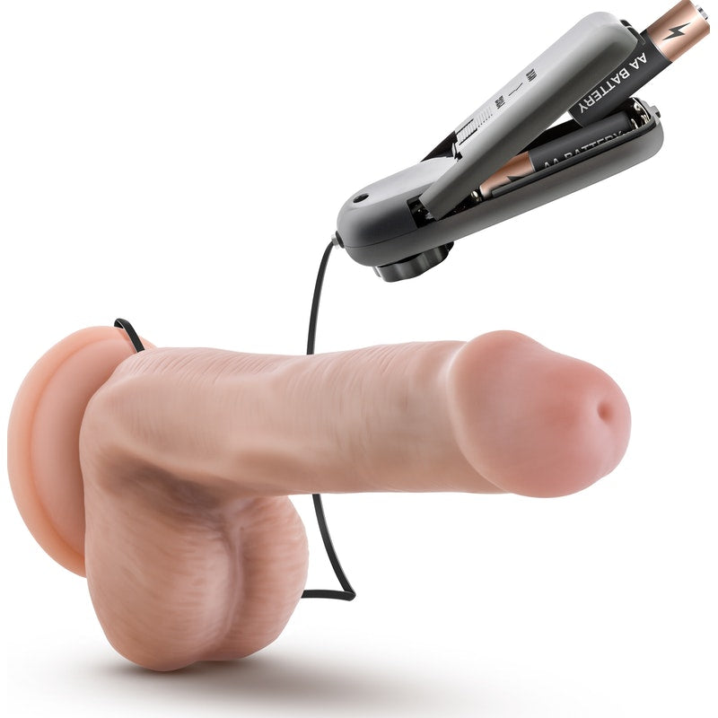 Dr Skin Dr Rob 6in Vibrating Cock with Suction Cup Vanilla