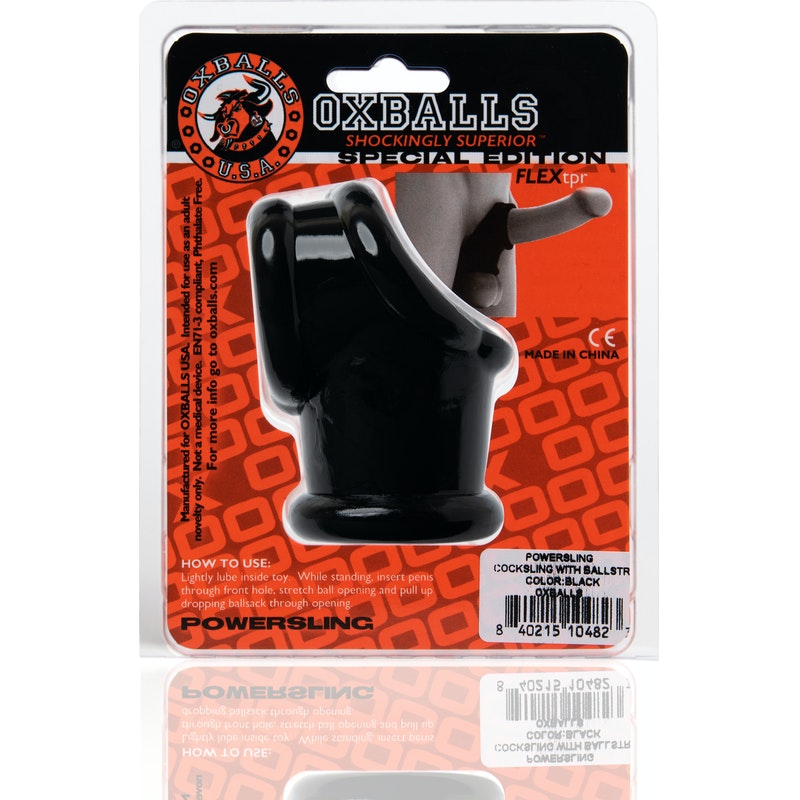 Powersling Cocksling And Ballstretcher Black