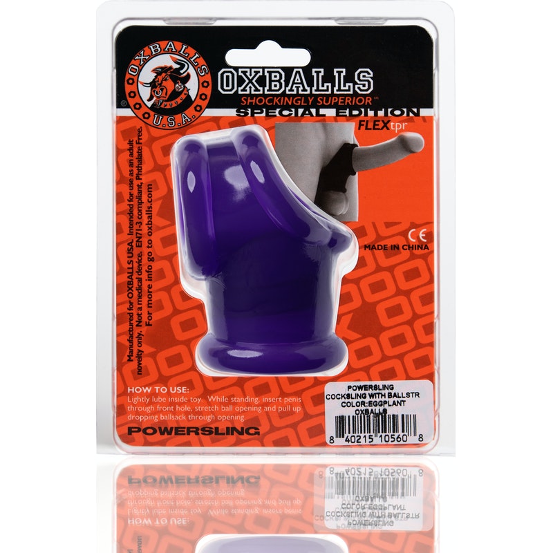 Powersling Cocksling And Ballstretcher Eggplant