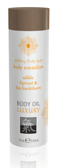 Shiatsu Luxury Body Oil Edible Apricot and Sea Buckthorn