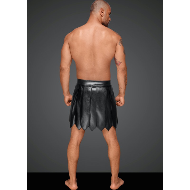 Leather Men Gladiator Skirt