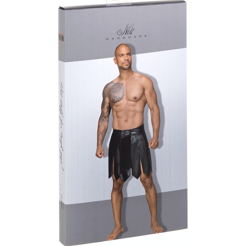 Leather Men Gladiator Skirt