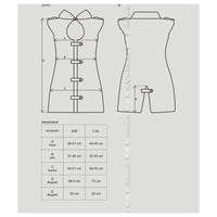 Stewardess Costume 3pcs Grey