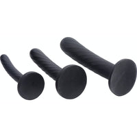 Trinity Strap-On Silicone 3 Pc Dildo Set