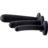 Trinity Strap-On Silicone 3 Pc Dildo Set