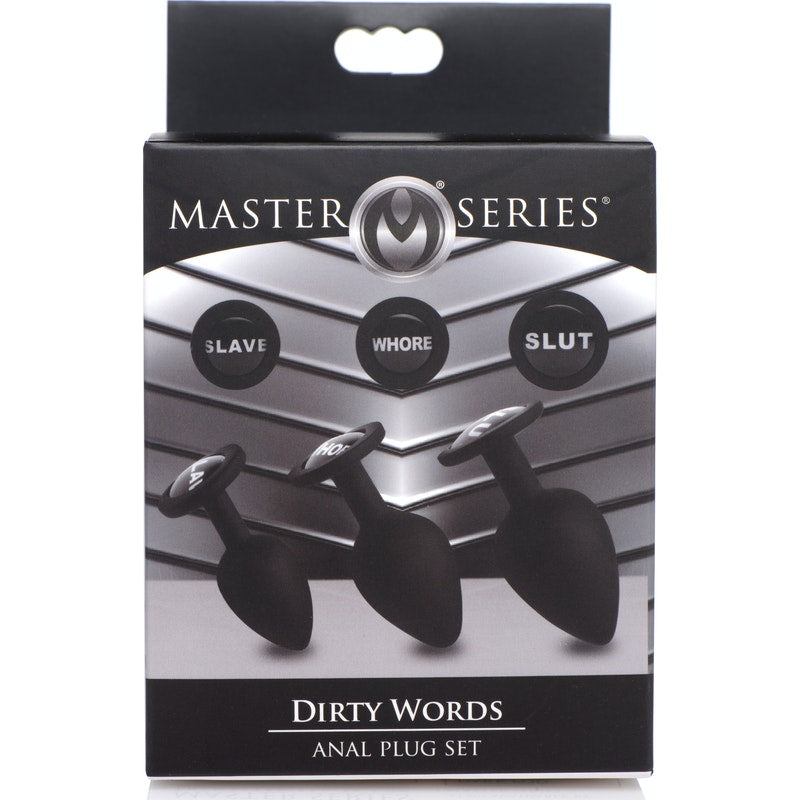 Dirty Words Anal Plug Set