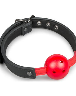 Ball Gag With PVC Ball Red