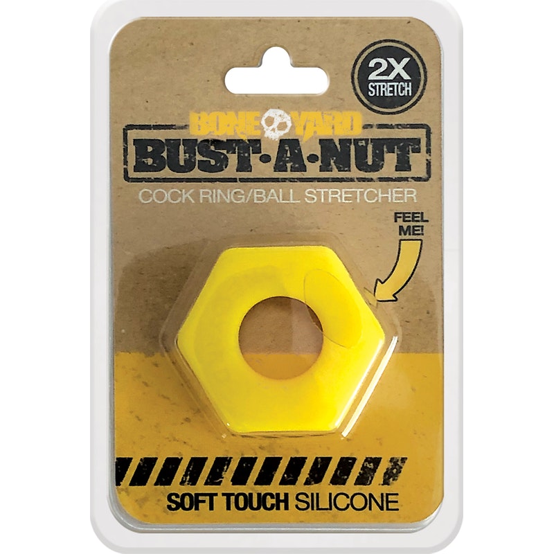 Bust a Nut Cockring Yellow