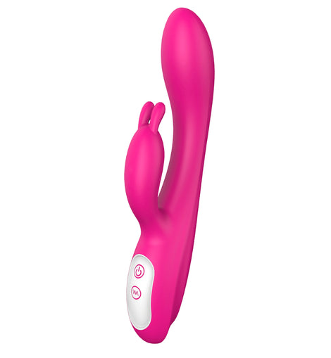 Naughty Heating Rabbit Vibrator - Pink