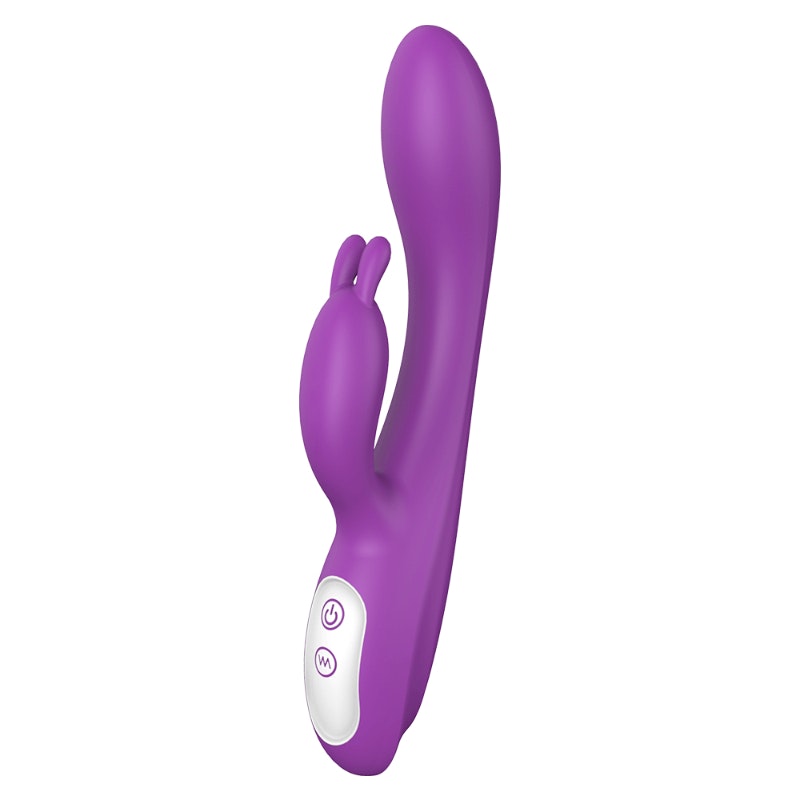 Naughty Heating Rabbit Vibrator - Purple