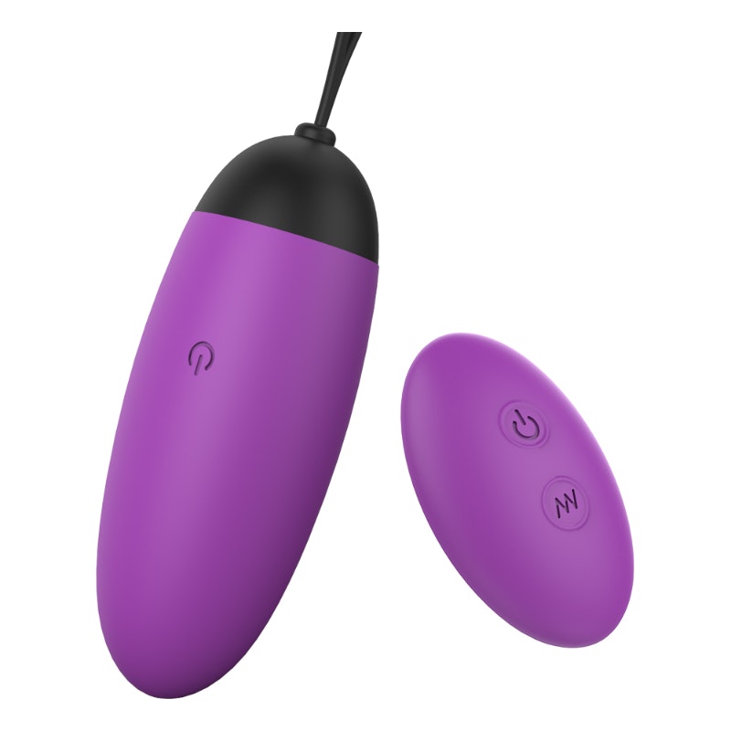 Ada Vibrating Egg w Remote Purple