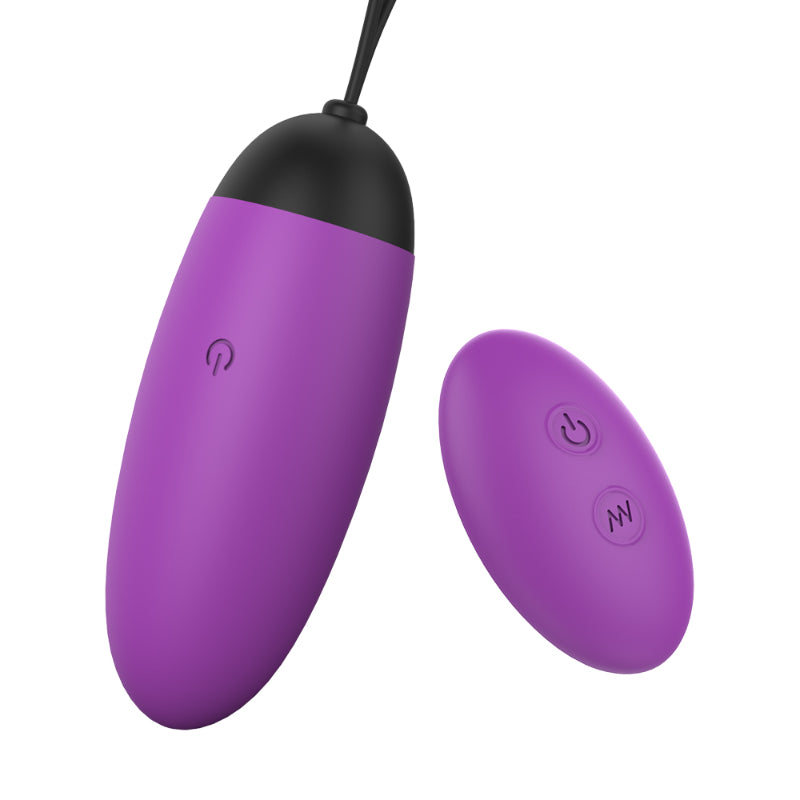 Ada Vibrating Egg w Remote Purple