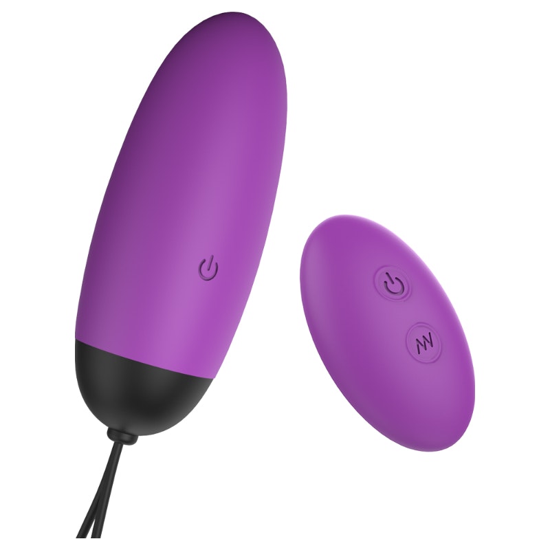 Ada Vibrating Egg w Remote Purple