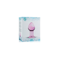 Glass Buttplug Pink