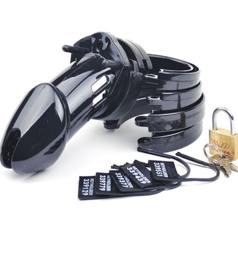 Male Chastity Kit Black