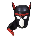 Puppy Play Mask Red