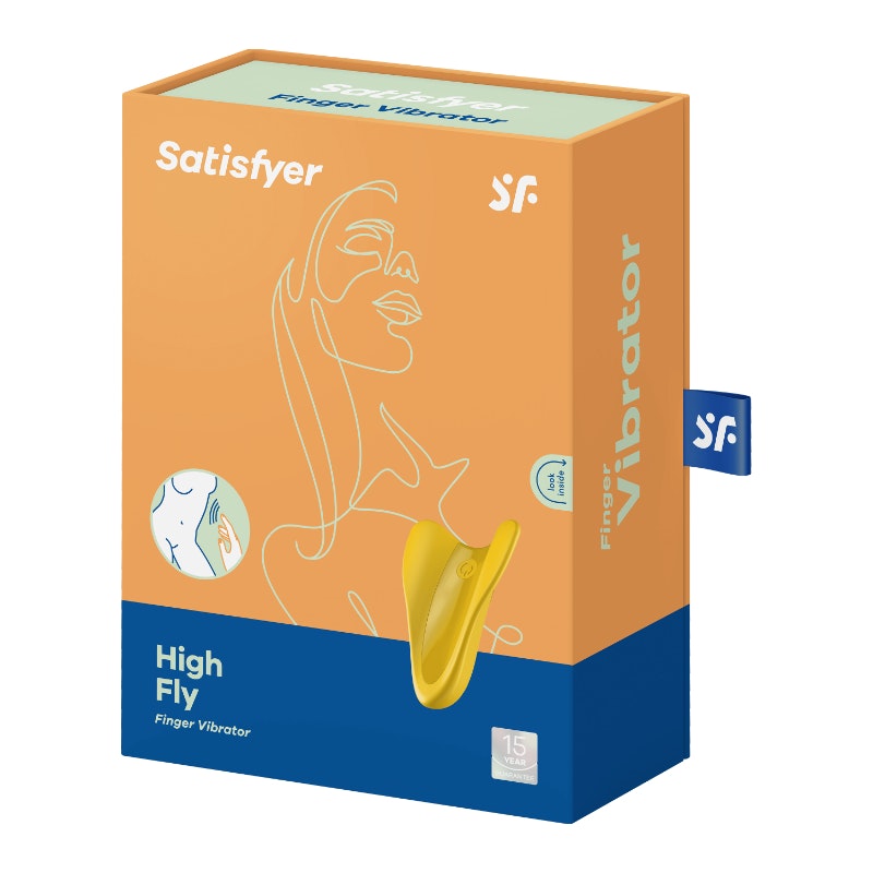 Satisfyer High Fly Finger Vibe Yellow