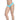 Peekaboo Crotchless Thong Turquoise