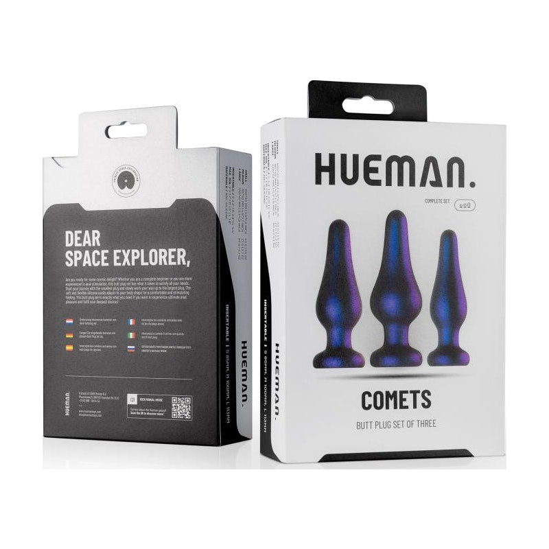 Comets 3 Pc Butt Plug Set