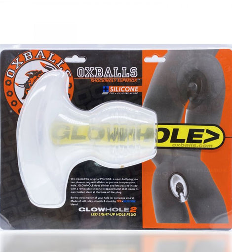 Glowhole1 Buttplug S Clear Frosted