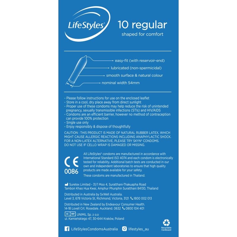 Lifestyles Regular 10 Plus 2 Free