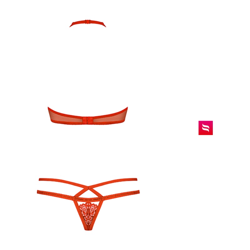 2 Pc Set 838 Red