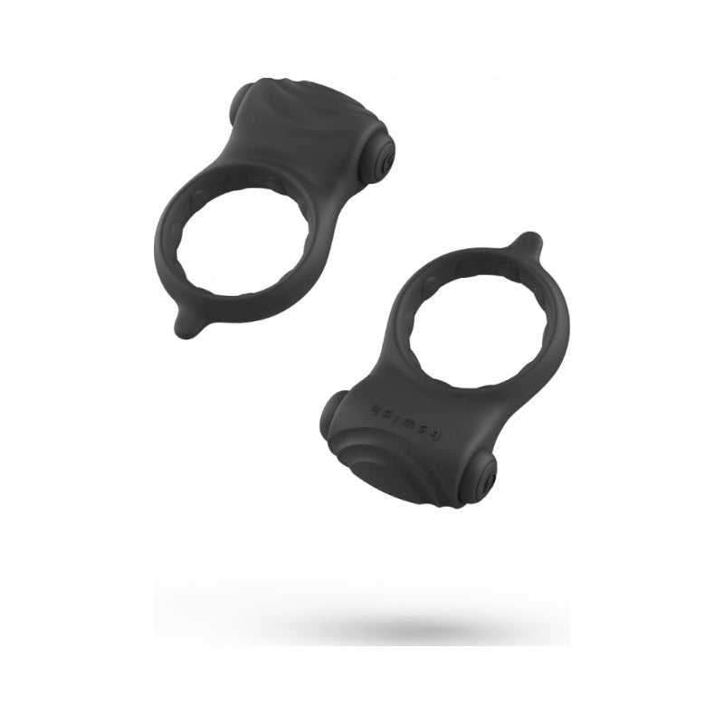 Bcharmed Basic Wave Black Vibrating Cockring