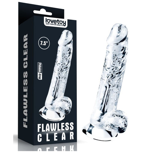 Clear Dildo 7.5in