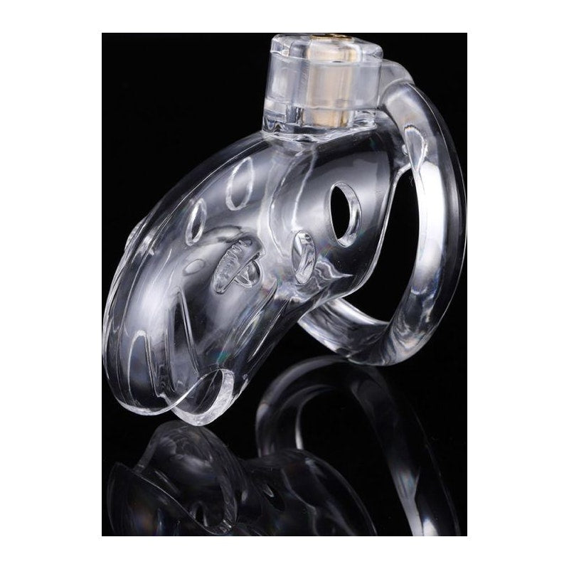 Brutus Shark Chastity Cage Clear